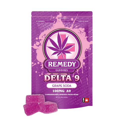 Remedy - D9 Gummies - Grape Soda