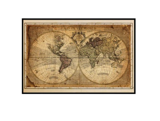 Moodmats - Antique World Map
