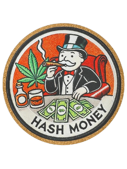 Mattitude Mats - Hash Money Stitched Patch