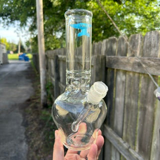 SolidGlass503 - 12" Upside Down Beaker w/ Pinch | 50x9mm Heavy Wall Tube