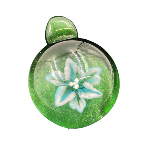 Livin_Glass - Flower Implosion Pendant | Might Moss