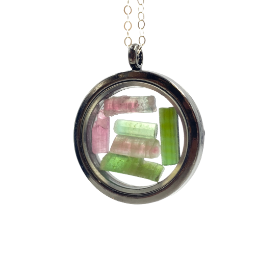 rad & proper - Watermelon Tourmaline Locket