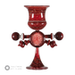 Trautman Art Glass - Red Blizzard 2nd Quality Rod