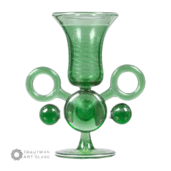 Trautman Art Glass - Green Stardust 2nd Quality Rod