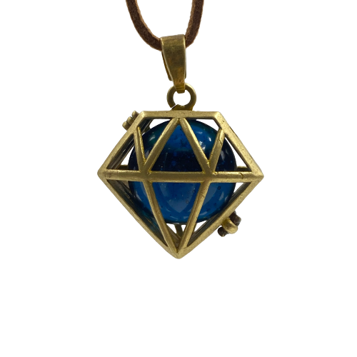 rad & proper - 1.25” Brass Diamond Locket