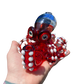 Pacini Glass - Red White and Blue Mini Octopus