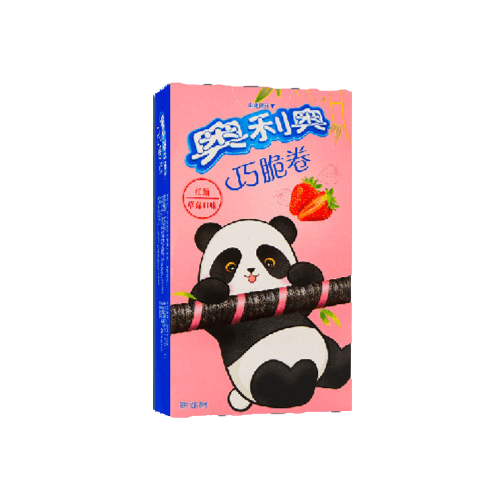 Oreo - Strawberry Panda Wafer Rolls (China)