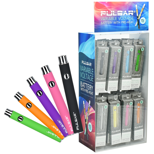 Pulsar Variable Voltage Click Button 510 Battery - 350mAh