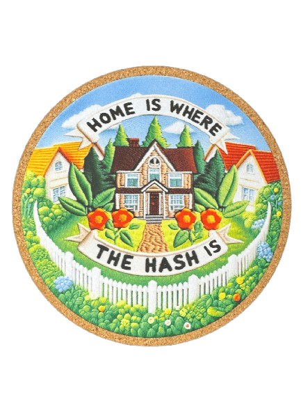 Mattitude Mats - Home Is Where The Hash Is Stitched Patch