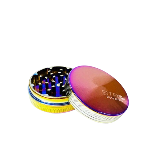 Str8 Rypr Aluminum Grinder | 2 Piece | 63MM | Rainbow