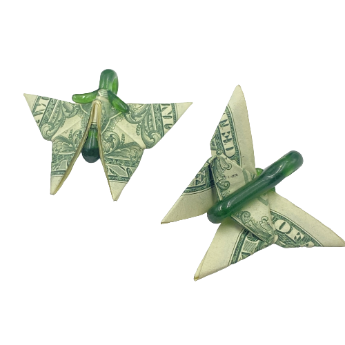 Livin_Glass - Origami Butterfly Pendant | Mighty Moss