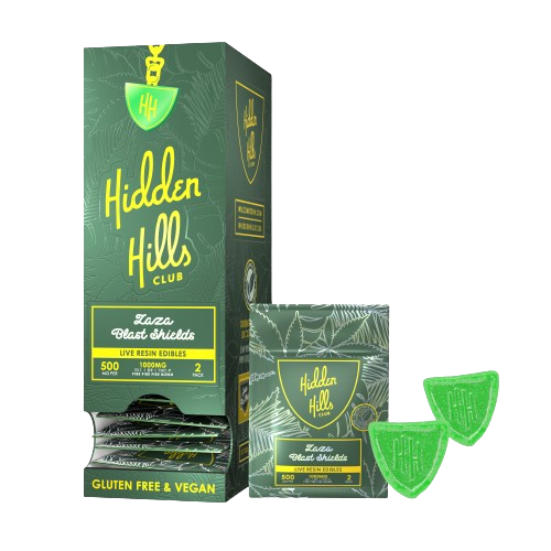 Hidden Hills – ZaZa Blast Shields | 2ct 1000mg pack