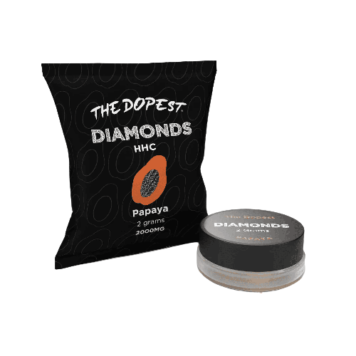 The Dopest - HHC Diamonds 2000mg - Papaya