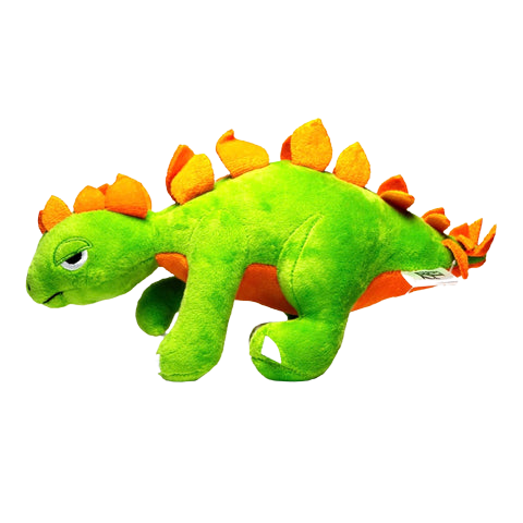 Elbo - Mini Plushie - Green/Orange Stego