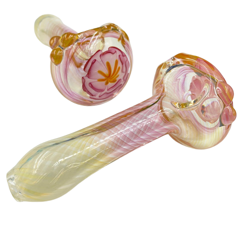 Garden Of Eden Glass - Flower Fumed Spoons