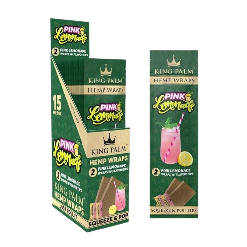 King Palm - Hemp Wraps (2-pack) | Pink Lemonade