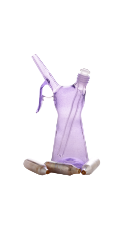 Kovacs Glass - Laughter Dispenser (Purple Lollipop)
