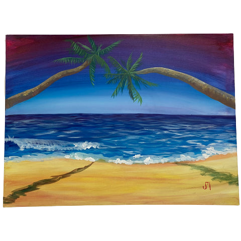James Maurice Martin - Beach Painting - (30”x40”)