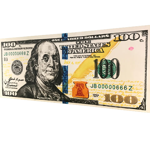 $100 Bill by Orfin