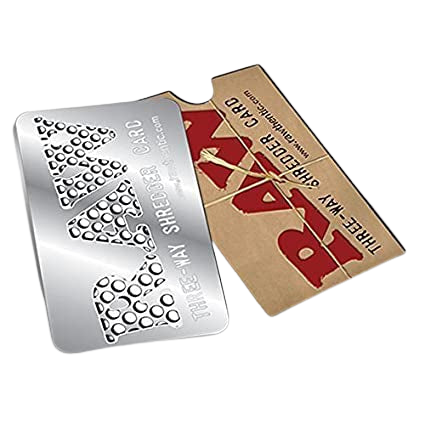 Raw 3-Way Shredder Card