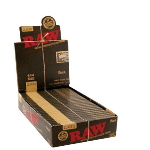 Raw Black Classic Papers 1 1/4 50ct
