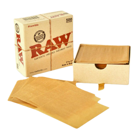 Raw Parchment Bulk Squares 5"x5" 500ct
