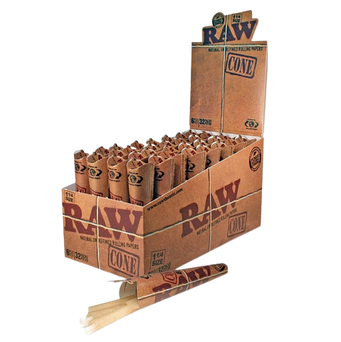 Raw Classic Cones 1 1/4 6ct