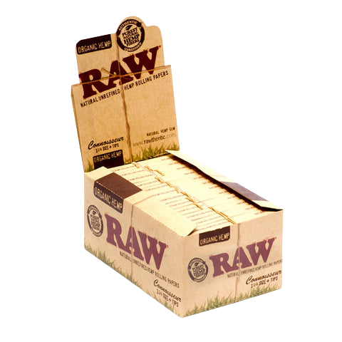 Raw Organic Hemp Connoisseur 1 1/4 Pack 32ct