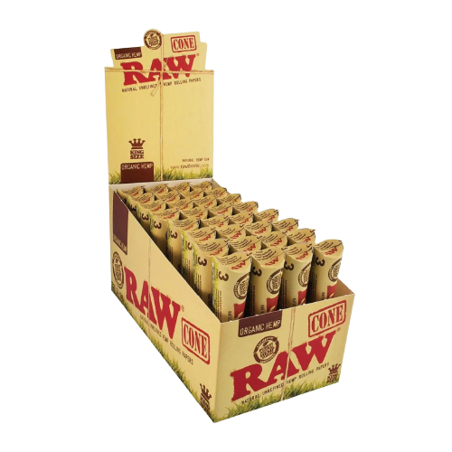 Raw Organic King Size Cones 3ct