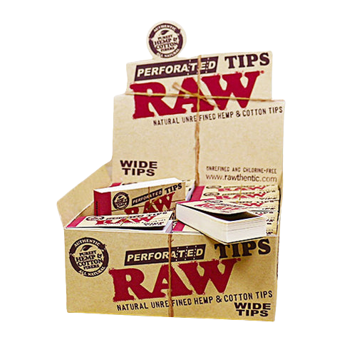 Raw Perforated Wide Tips 50ct