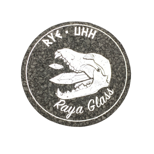 Moodmats x Raya Glass - 5" Circle Logo