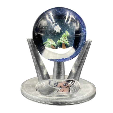 Surfrat Glass - Frosty Trees Mule Millie Marble and Pill Set