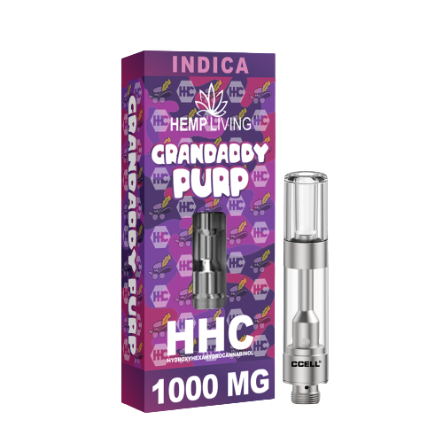 Hemp Living – Grandaddy Purple 1g Cartridge