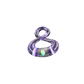 Natey Love - Full Size Infinity Loop Pendant w/ Heart Opal (Rose Quartz)