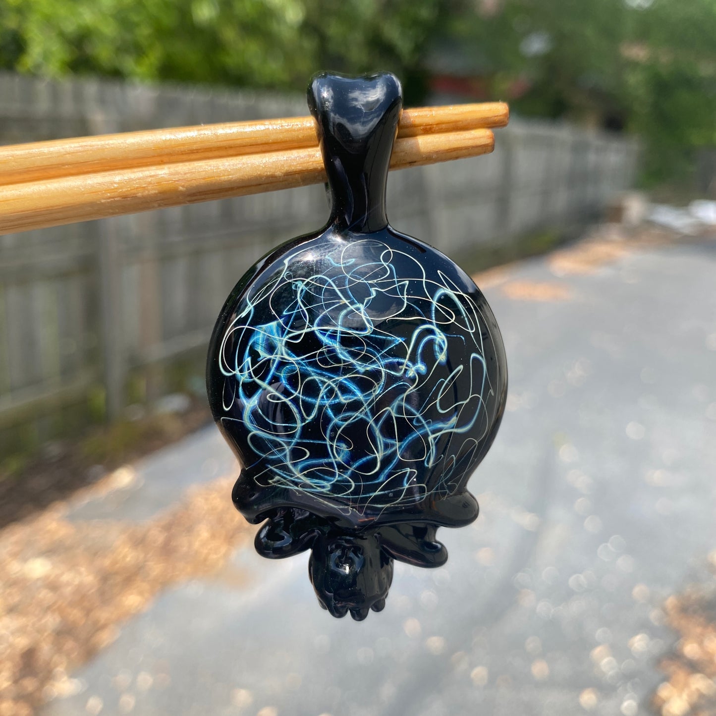 Angry Gaffer Glass - Stealie Pendant