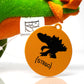Elbo - Mini Plushie - Green/Orange Stego