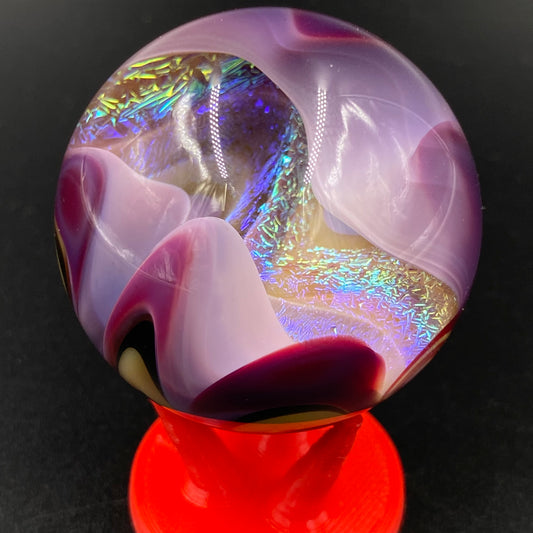 Brox Glass - 45mm Dichroic Swirl Marble