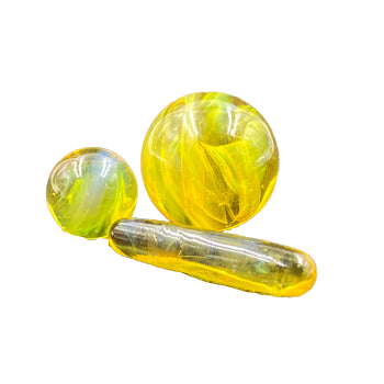 Chapo Glass - 3pc Slurper Set - NS Yellow
