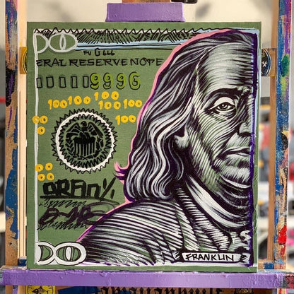 Ben Franklin Fractional $100 Bills by Orfin
